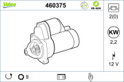 460375 żtartér VALEO RE-GEN REMANUFACTURED VALEO