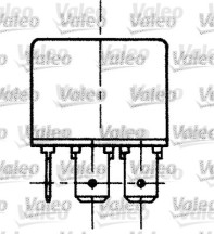 643501 Relé pracovného prúdu VALEO