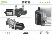 579738 Motor stieračov ORIGINAL PART VALEO