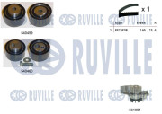 5501122 Vodné čerpadlo + sada ozubeného remeňa RUVILLE