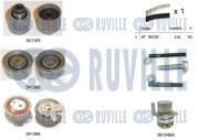 5501261 Vodné čerpadlo + sada ozubeného remeňa RUVILLE