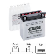 12N5-3B żtartovacia batéria EXIDE Conventional EXIDE