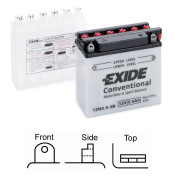 12N5,5-3B żtartovacia batéria EXIDE Conventional EXIDE