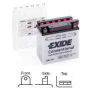 12N7-3B żtartovacia batéria EXIDE Conventional EXIDE