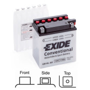 EB10L-B2 żtartovacia batéria EXIDE Conventional EXIDE