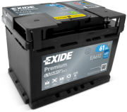 EA612 EXIDE Startovací baterie 12V / 61Ah / 600A - pravá (Premium) | EA612 EXIDE