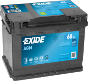 EK600 żtartovacia batéria AGM EXIDE