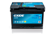 EK620 żtartovacia batéria AGM EXIDE