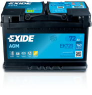 EK720 startovací baterie Start-Stop AGM EXIDE