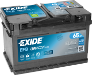 EL652 EXIDE Startovací baterie 12V / 65Ah / 650A - pravá (EFB) | EL652 EXIDE