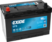 EL955 EXIDE Startovací baterie 12V / 95Ah / 800A - levá (EFB) | EL955 EXIDE
