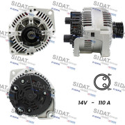 A12VA0038A2 Alternátor SIDAT