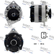 A12VA1293A2 Alternátor SIDAT