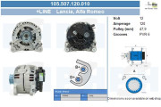 105.507.120.010 Alternátor +Line BV PSH