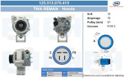 125.513.070.415 Alternátor Ina New BV PSH