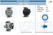 135.521.120.010 Alternátor +Line BV PSH