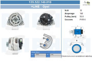 135.522.140.010 Alternátor +Line BV PSH