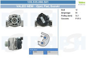 135.535.090.501 Alternátor Valeo Reman BV PSH