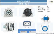 135.574.100.030 Alternátor +Line BV PSH