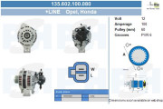 135.602.100.080 Alternátor +Line BV PSH