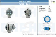 135.807.070.080 Alternátor +Line BV PSH