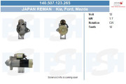 140.507.123.265 żtartér Mahle New BV PSH