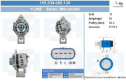 155.539.085.130 Alternátor +Line BV PSH