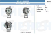 155.924.130.370 Alternátor Prestolite Reman BV PSH