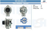 165.522.080.415 Alternátor Ina New BV PSH