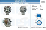 165.577.150.370 Alternátor Prestolite Reman BV PSH