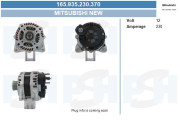 165.935.230.370 Alternátor Prestolite Reman BV PSH