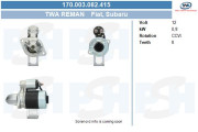 170.003.082.415 żtartér Ina New BV PSH