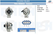 175.510.110.415 Alternátor Ina New BV PSH