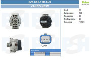 225.552.150.500 Alternátor Valeo Reman BV PSH