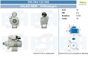 300.584.122.500 żtartér Valeo Reman BV PSH