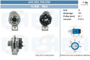 445.502.100.050 Alternátor +Line BV PSH