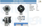 555.547.150.014 Alternátor TWA Reman BV PSH