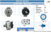 555.572.180.004 Alternátor TWA Reman BV PSH