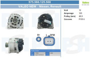 575.560.125.500 Alternátor Valeo Reman BV PSH