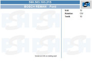 590.503.103.215 żtartér OE Regulator BV PSH