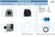 595.508.120.010 Alternátor +Line BV PSH