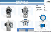 695.512.060.050 Alternátor +Line BV PSH