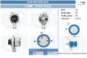 816.002.055.010 Alternátor +Line BV PSH