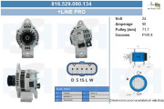 816.529.090.134 Alternátor TWA Reman BV PSH