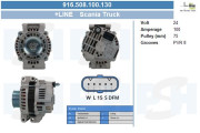 916.508.100.130 Alternátor +Line BV PSH
