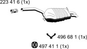244190 Koncový tlmič výfuku ERNST