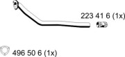 245494 Výfukové potrubie ERNST