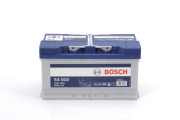 0 092 S40 100 BOSCH Startovací baterie 12V / 80Ah / 740A - pravá (S4) | 0 092 S40 100 (S4 010) BOSCH