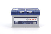 0 092 S40 110 BOSCH Startovací baterie 12V / 80Ah / 740A - pravá (S4) | 0 092 S40 110 (S4 011) BOSCH
