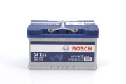 0 092 S4E 111 BOSCH Startovací baterie 12V / 80Ah / 800A - pravá (S4 EFB) | 0 092 S4E 111 (S4 E11) BOSCH